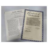 Lena Liu Collectible Floral Plates - Limited Edition/Numbered (Lot #A)