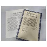 Lena Liu Collectible Floral Plates - Limited Edition/Numbered (Lot #A)