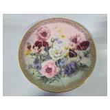 Lena Liu Collectible Floral Plates - Limited Edition/Numbered (Lot #B)