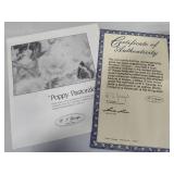 Lena Liu Collectible Floral Plates - Limited Edition/Numbered (Lot #B)