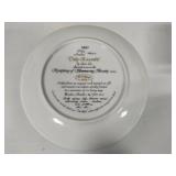 Lena Liu Collectible Floral Plates - Limited Edition/Numbered (Lot #B)