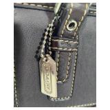 Authentic Coach Signature Series Brown Leather/Canvas Matching Purse & Wallet