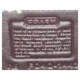 Authentic Coach Signature Series Brown Leather/Canvas Matching Purse & Wallet