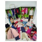 Barbie & Francie Vintage Doll Trunk + Dolls & Accessories
