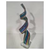 Abstract Art Glass Sculpture