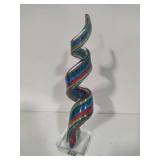 Abstract Art Glass Sculpture