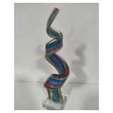 Abstract Art Glass Sculpture