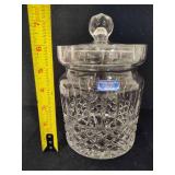 Godinger Crystal Legends Lidded Jar