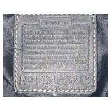 Coach Black Leather/Canvas Signature Bag
