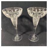 Waterford Marquis Gemini Ball Crystal Candlestick Holders