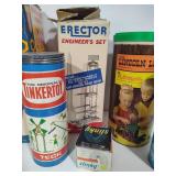 Assorted Vintage Children's Building Blocks & Toys