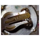Stamped Vintage Brooches & Clip Earrings