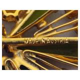 Stamped Vintage Brooches & Clip Earrings