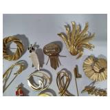 Assortment of Vintage Brooches