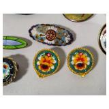 Micro Mosiacs & Handpainted Jewelry Pieces