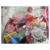 Vintage Barbies, Storage Carrier & Tons of Accessories
