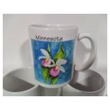 Minnesota Coffee Cups, Fire King Mixing Bowl & Eight Tom's Diner Bowls