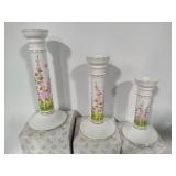 Creative Circle Candle Stick Holders *New in Box* & Asst Spring Baskets