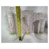 Creative Circle Candle Stick Holders *New in Box* & Asst Spring Baskets