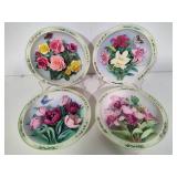 Lena Lui's Beautiful Gardens 3-D Collectible Plates from the Bradford Exchange w/COAs