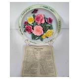 Lena Lui's Beautiful Gardens 3-D Collectible Plates from the Bradford Exchange w/COAs