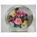 Lena Lui's Beautiful Gardens 3-D Collectible Plates from the Bradford Exchange w/COAs