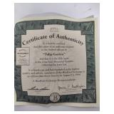 Lena Lui's Beautiful Gardens 3-D Collectible Plates from the Bradford Exchange w/COAs