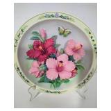 Lena Lui's Beautiful Gardens 3-D Collectible Plates from the Bradford Exchange w/COAs