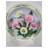 Lena Lui's Beautiful Gardens 3-D Collectible Plates from the Bradford Exchange w/COAs