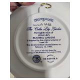 Lena Lui's Beautiful Gardens 3-D Collectible Plates from the Bradford Exchange w/COAs