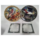 The Bradford Exchange Collectible Bird Plates w/COAs