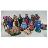 Hand Painted Nativity Set