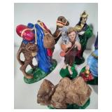 Hand Painted Nativity Set