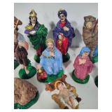 Hand Painted Nativity Set