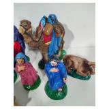 Hand Painted Nativity Set