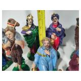 Hand Painted Nativity Set