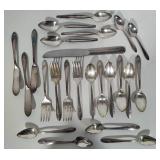 Silver Plated Oneida Flatware (24pcs)