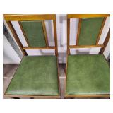 Two Folding 'Leg-o-Matic' Padded Chairs