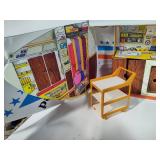 The World of Barbie Fold-Up House & Barbie's Friend Ship