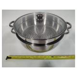 Living Quarters Stainless Steel Pots & Pans w/Strainers/Lids