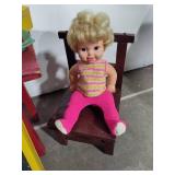 Misc Vintage Dolls, Furniture, Play Dishes, Etc.