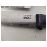 Vintage Warming Plate, Nut Dish, Easter Bowl and Knives