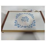 Vintage Warming Plate, Nut Dish, Easter Bowl and Knives