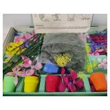Crafty Items including Hasboro FanTastic Flowers, Weave Set & Snap Tiles