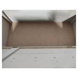 Vintage Hand Made Storage Bench on Wheels