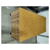 Vintage Hand Made Storage Bench on Wheels