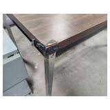 Three Shop Tables + Office Chair on Wheels