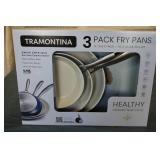 3 Pack Ceramic Non-Stick Fry Pans...