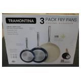 3 Pack Ceramic Non-Stick Fry Pans...
