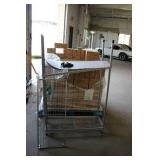 Metal Rolling Shelf includes liners...